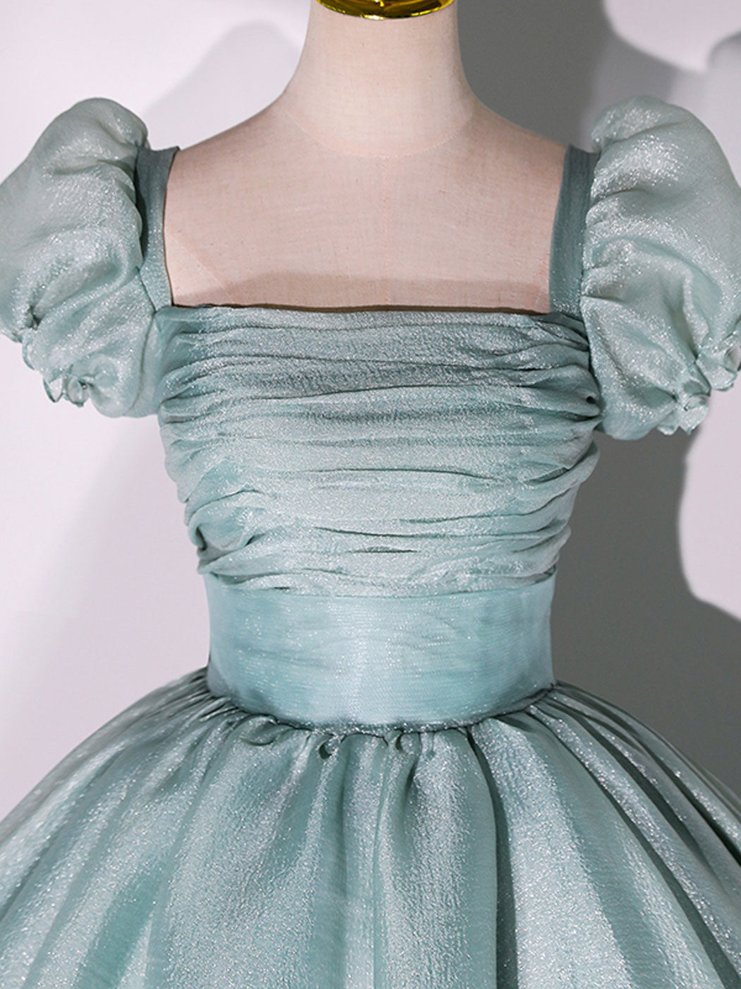 Beaira Cute Light Green Tulle Ball Gown Sweet 16 Dress Green Formal Dress prom dresses shops