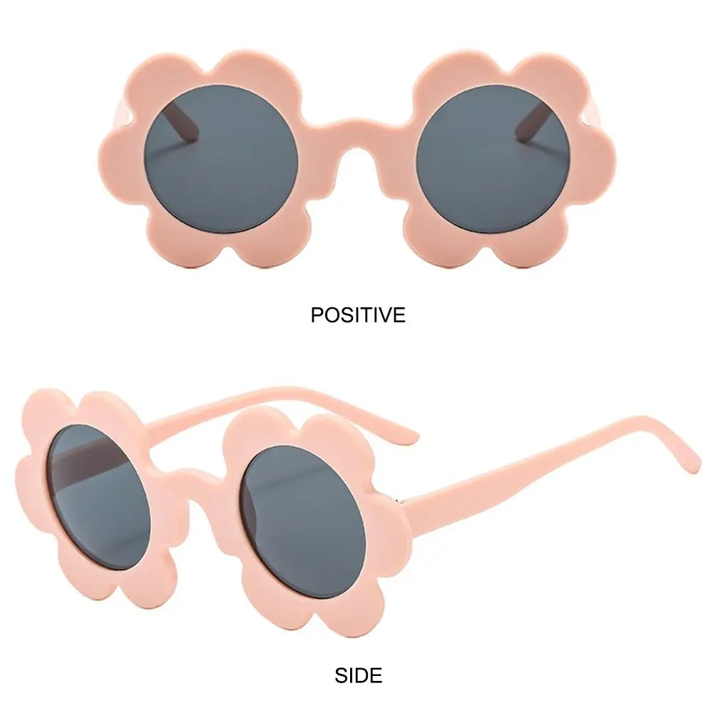 Beaira New Trendy Sunflower Sunglasses for Women Retro Round Flower Sun Glasses Fun Novel Disco/Festival/Party Shades for Adults