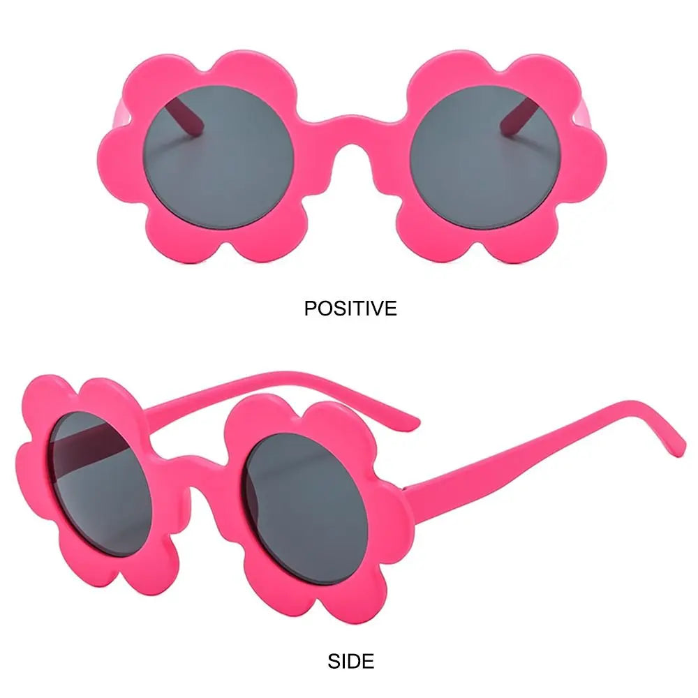Beaira New Trendy Sunflower Sunglasses for Women Retro Round Flower Sun Glasses Fun Novel Disco/Festival/Party Shades for Adults