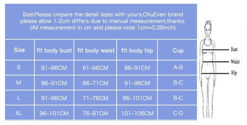 Beaira New Bikini European and American Solid Color Cross border Split Women's Swimsuit Strap up Swimsuit