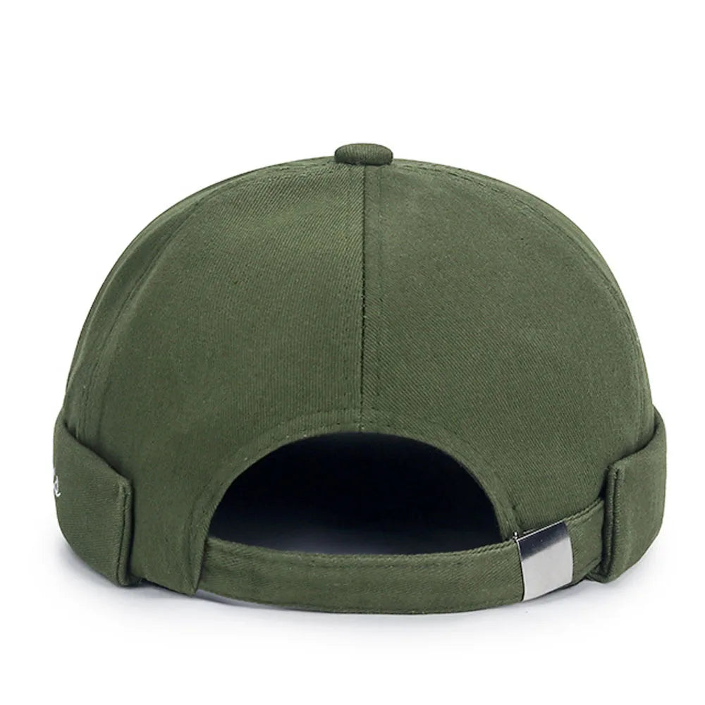 Beaira Vintage Brimless Hip Hop Hat Men Beanie Hat "Sports"Letters Embroidery Summer Hats Skullies Cap Landlord Cap Dome Hat Streetwear