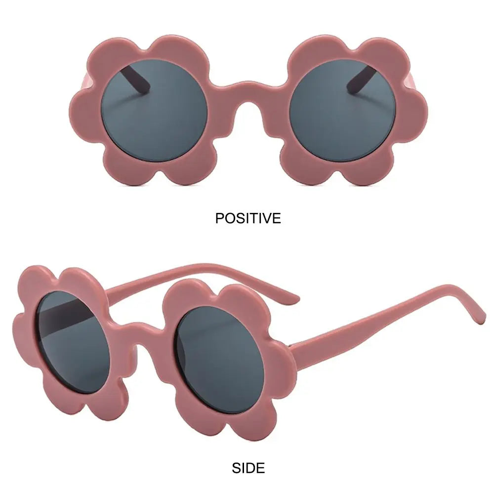 Beaira New Trendy Sunflower Sunglasses for Women Retro Round Flower Sun Glasses Fun Novel Disco/Festival/Party Shades for Adults