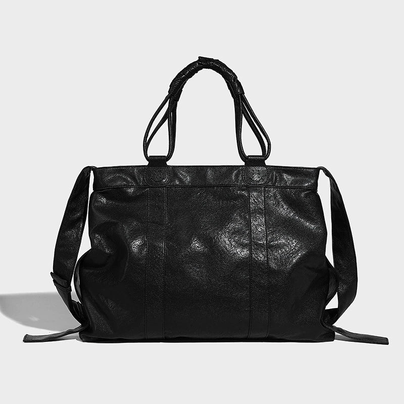 Beaira American retro hand-held briefcase new work commuting large capacity shoulder bag simple casual tote bag