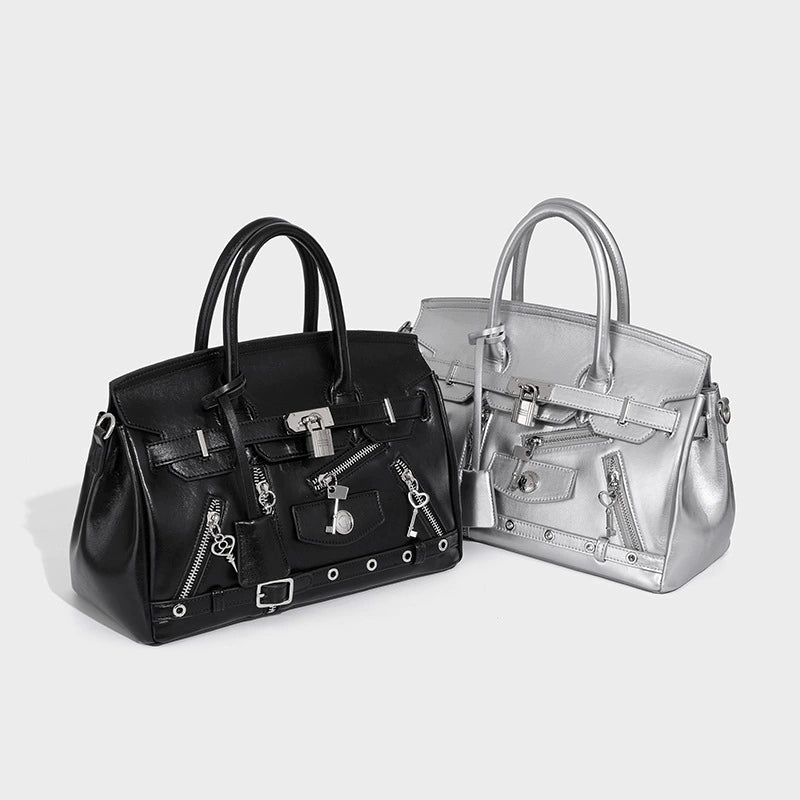 Beaira Cross-border niche handbag bag women's bag new design large-capacity platinum Kelly bag shoulder crossbody bag
