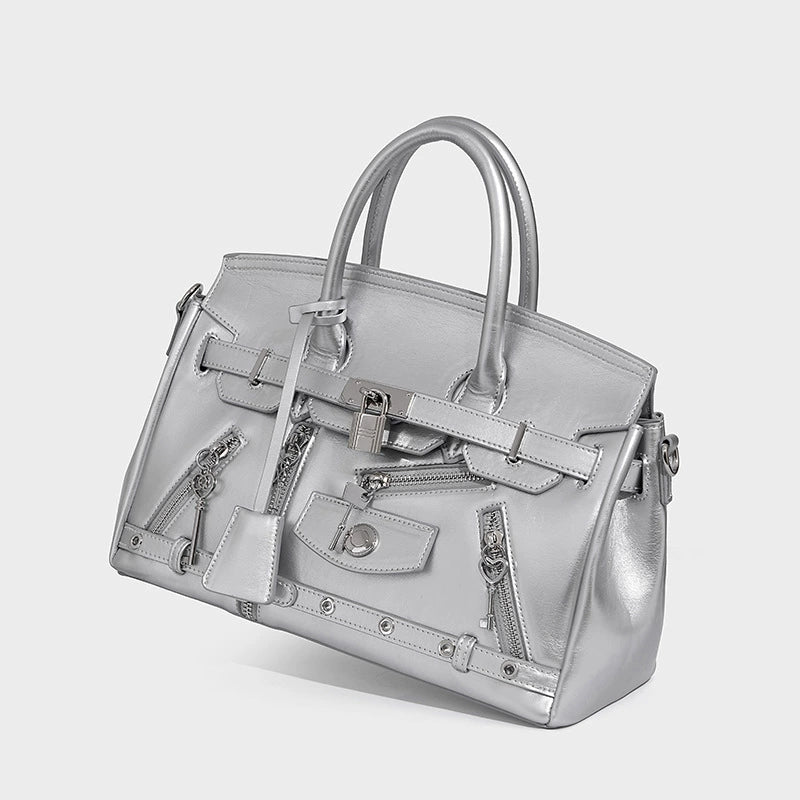 Beaira Cross-border niche handbag bag women's bag new design large-capacity platinum Kelly bag shoulder crossbody bag