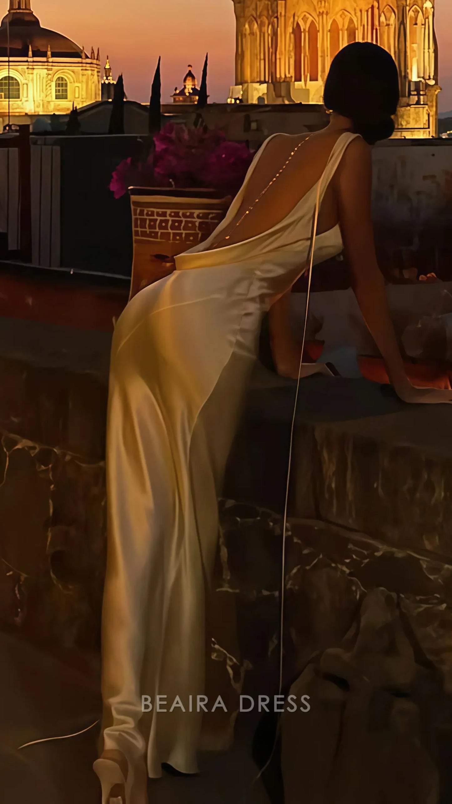 Beaira Elegant Sexy Backless Sheath Prom Dress Sleeveless Night Party Dress formal wear dresses