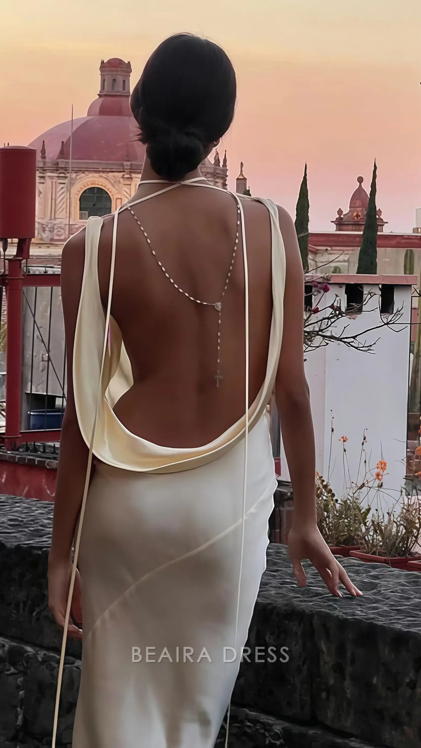 Beaira Elegant Sexy Backless Sheath Prom Dress Sleeveless Night Party Dress formal wear dresses