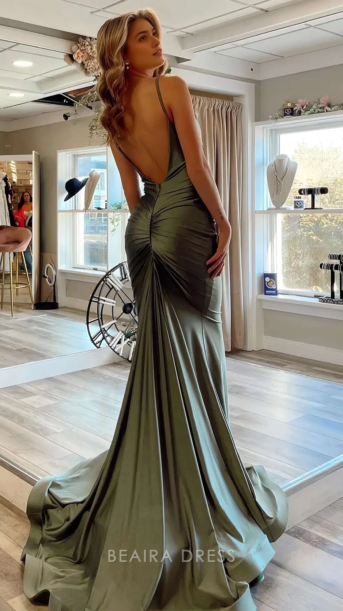 Beaira Elegant Sexy Mermaid Senior Prom Dress For Women Party Dress formal wear dresses