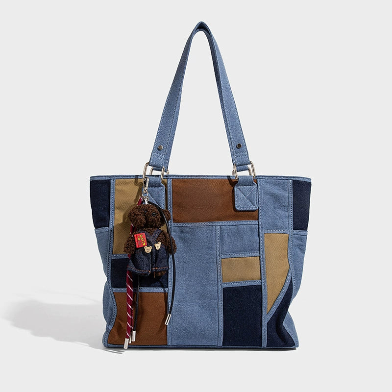 Beaira Foreign trade plaid lightweight and versatile tote bag new street trend shoulder bag cross-border large capacity crossbody bag