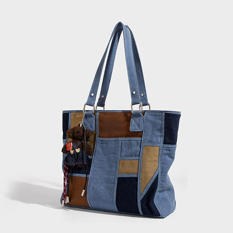 Beaira Foreign trade plaid lightweight and versatile tote bag new street trend shoulder bag cross-border large capacity crossbody bag