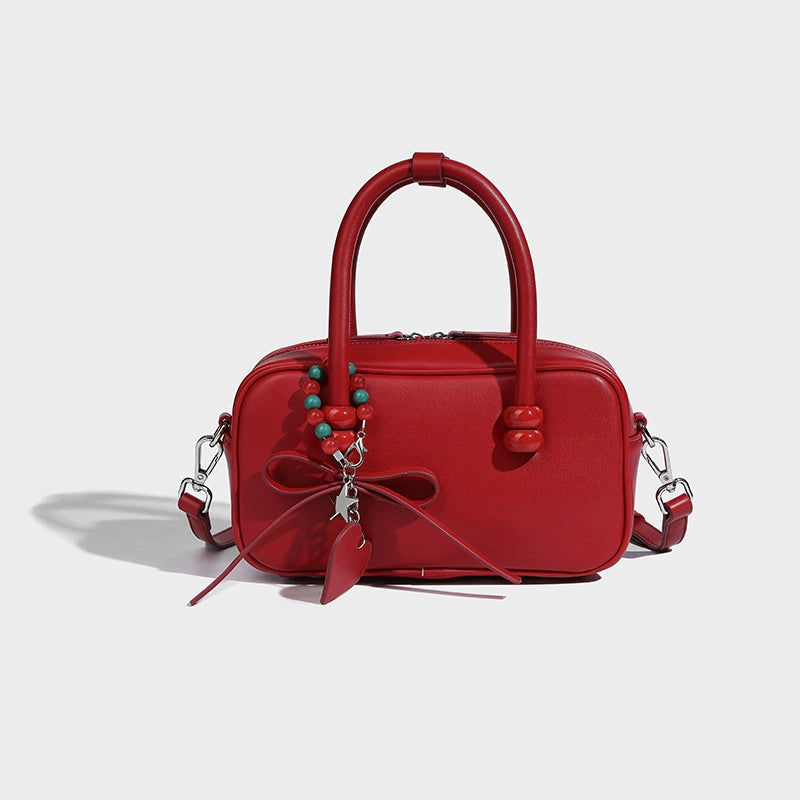 Beaira Heartbeat melody high-end handbag women's new red bridal bag fashionable single shoulder crossbody pillow bag