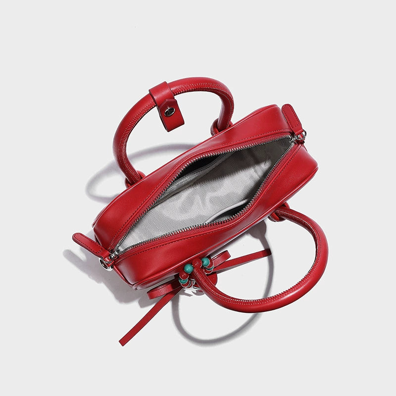 Beaira Heartbeat melody high-end handbag women's new red bridal bag fashionable single shoulder crossbody pillow bag