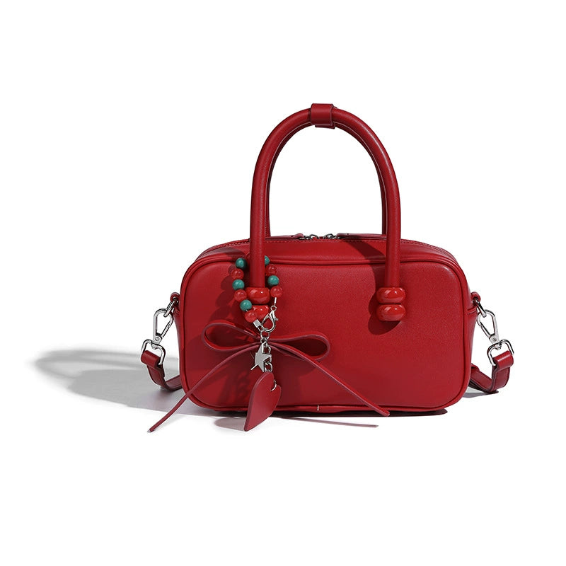 Beaira Heartbeat melody high-end handbag women's new red bridal bag fashionable single shoulder crossbody pillow bag