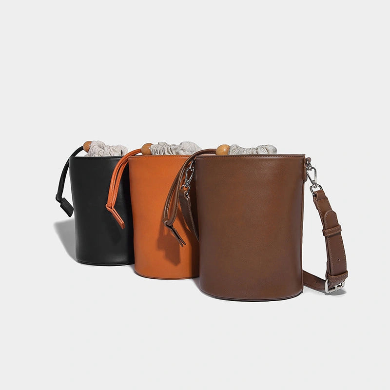 Beaira High quality drawstring bucket bag for women's autumn and winter fashion trend niche bag retro single shoulder crossbody handbag