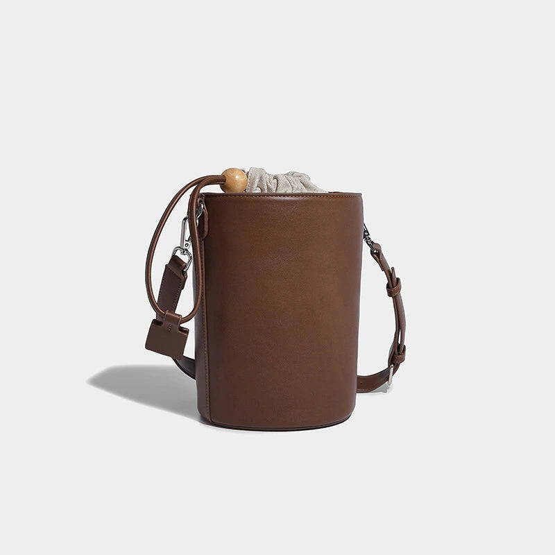 Beaira High quality drawstring bucket bag for women's autumn and winter fashion trend niche bag retro single shoulder crossbody handbag