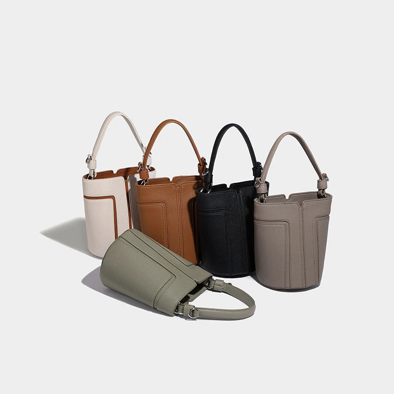 Beaira High quality new bucket bag with contrasting color design for commuting large capacity single shoulder crossbody bag fashionable bucket bag