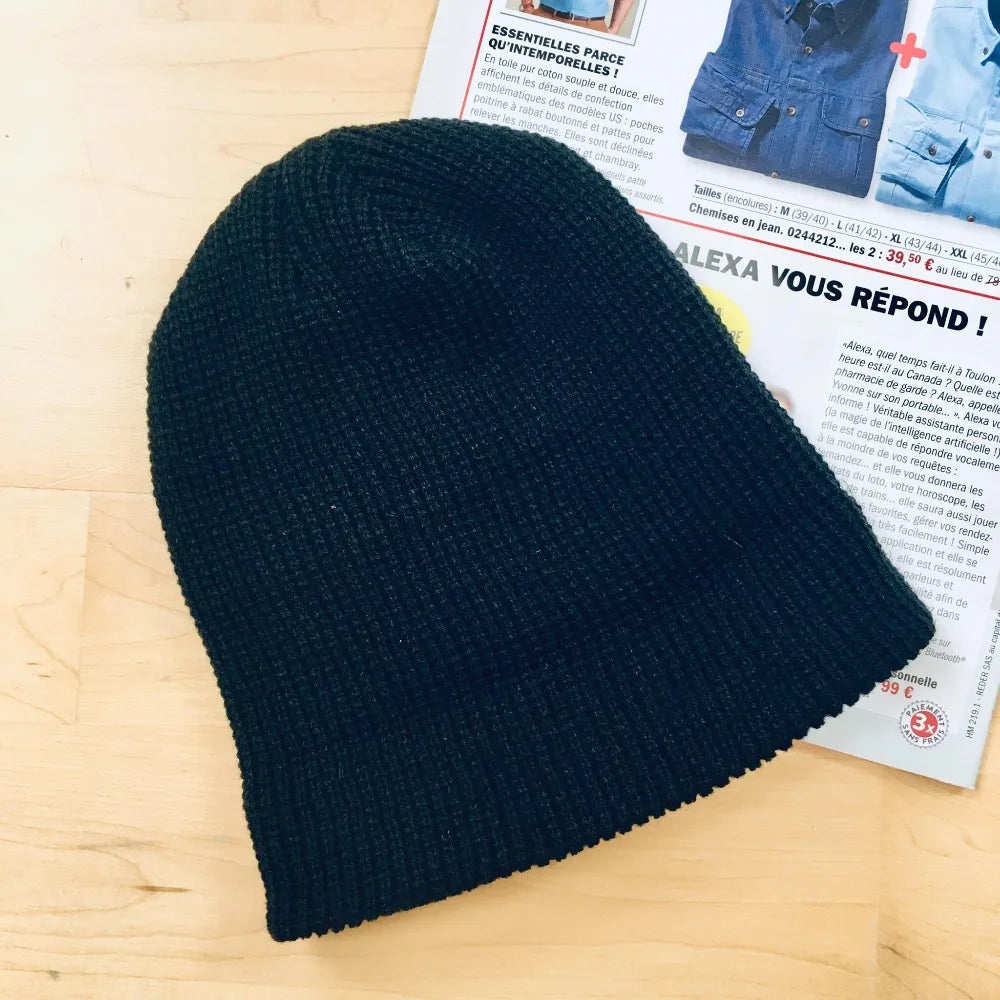 Beaira Hot Sale Daily Fisherman Beanie Hat Unisex Sailor Style Autumn Beanie Ribbed Knitted Hats For Men Women Short Melon Winter Hat