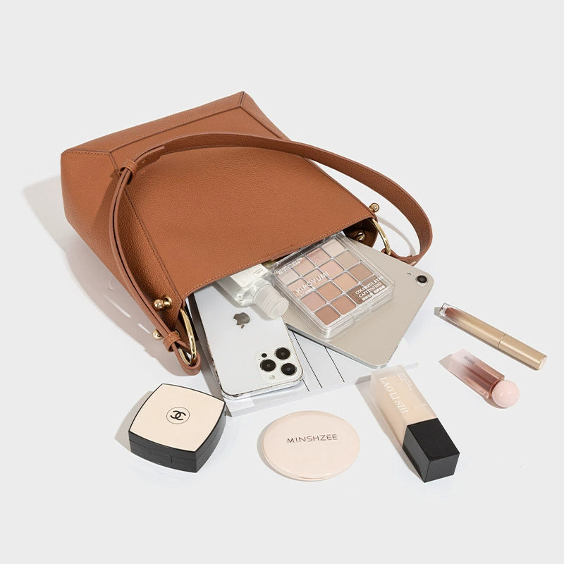 Beaira Large-capacity bucket bag women's new high-end one-shoulder crossbody bag large bag casual simple French women's bag
