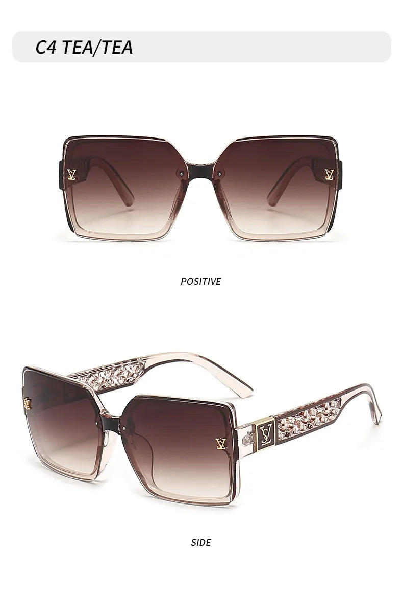 Beaira New Classic Fashion Sunglasses Women Luxury Glamour Men Brand Glasses Square Stylish Unisex UV400 Shades
