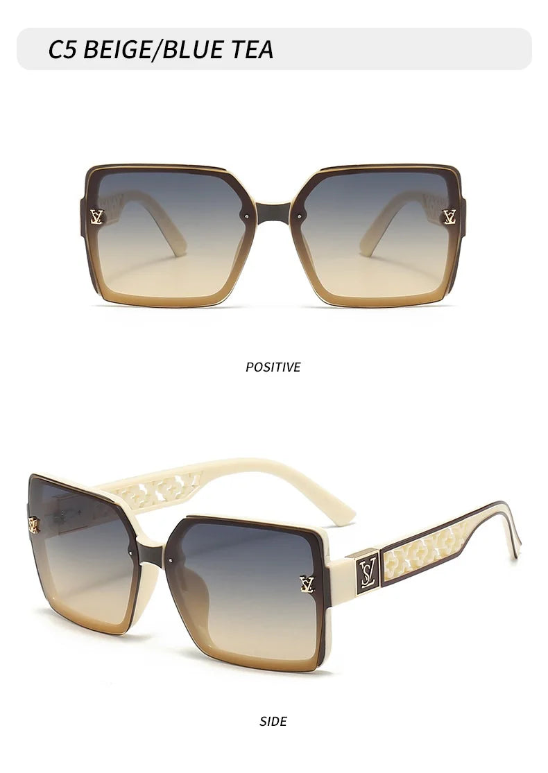 Beaira New Classic Fashion Sunglasses Women Luxury Glamour Men Brand Glasses Square Stylish Unisex UV400 Shades