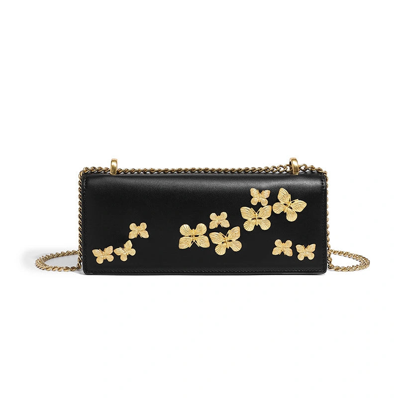 Beaira New bag female butterfly niche versatile trendy high-end simple single shoulder crossbody link bar small square bag