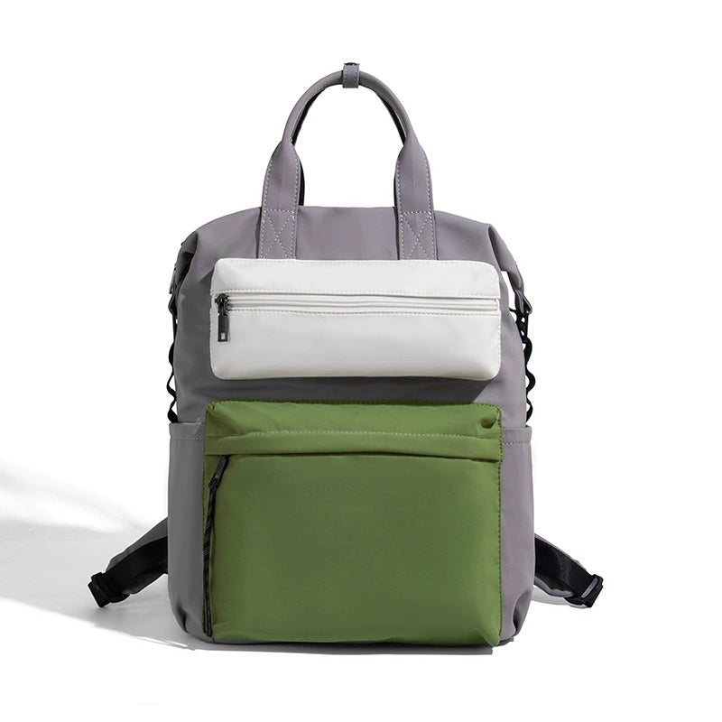 Beaira New fashion trend contrasting color backpack with multiple pockets lightweight outdoor fashion travel backpack for men and women