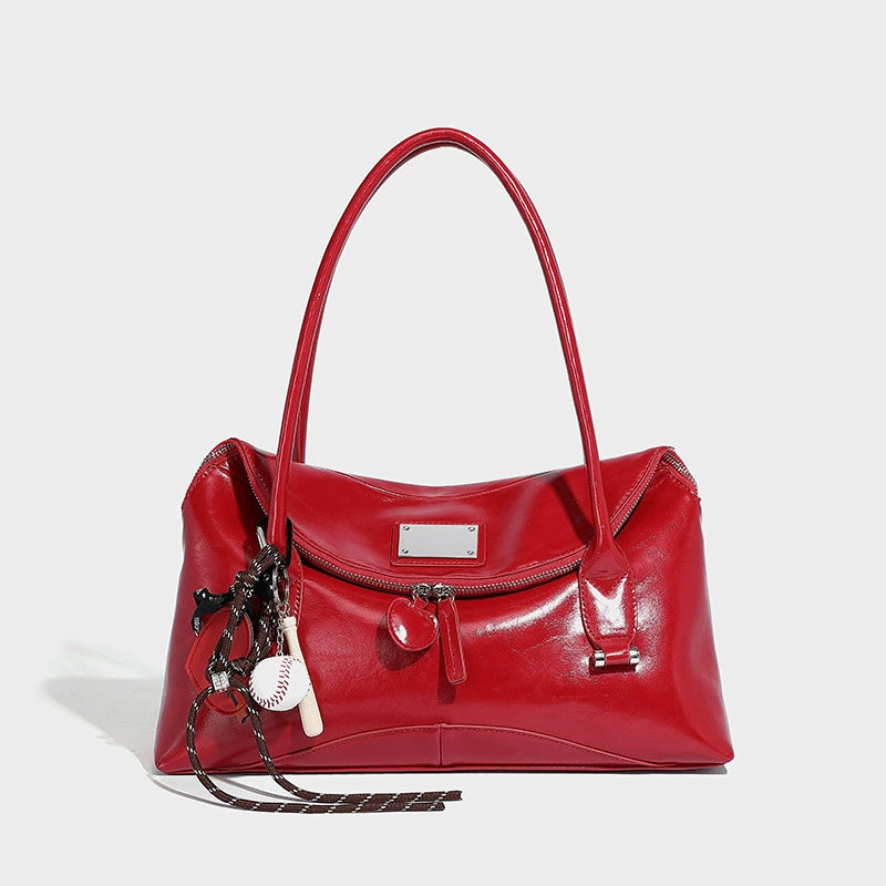 Beaira New handbag for women light luxury simple fashion casual portable tote bag versatile retro commuting single shoulder underarm