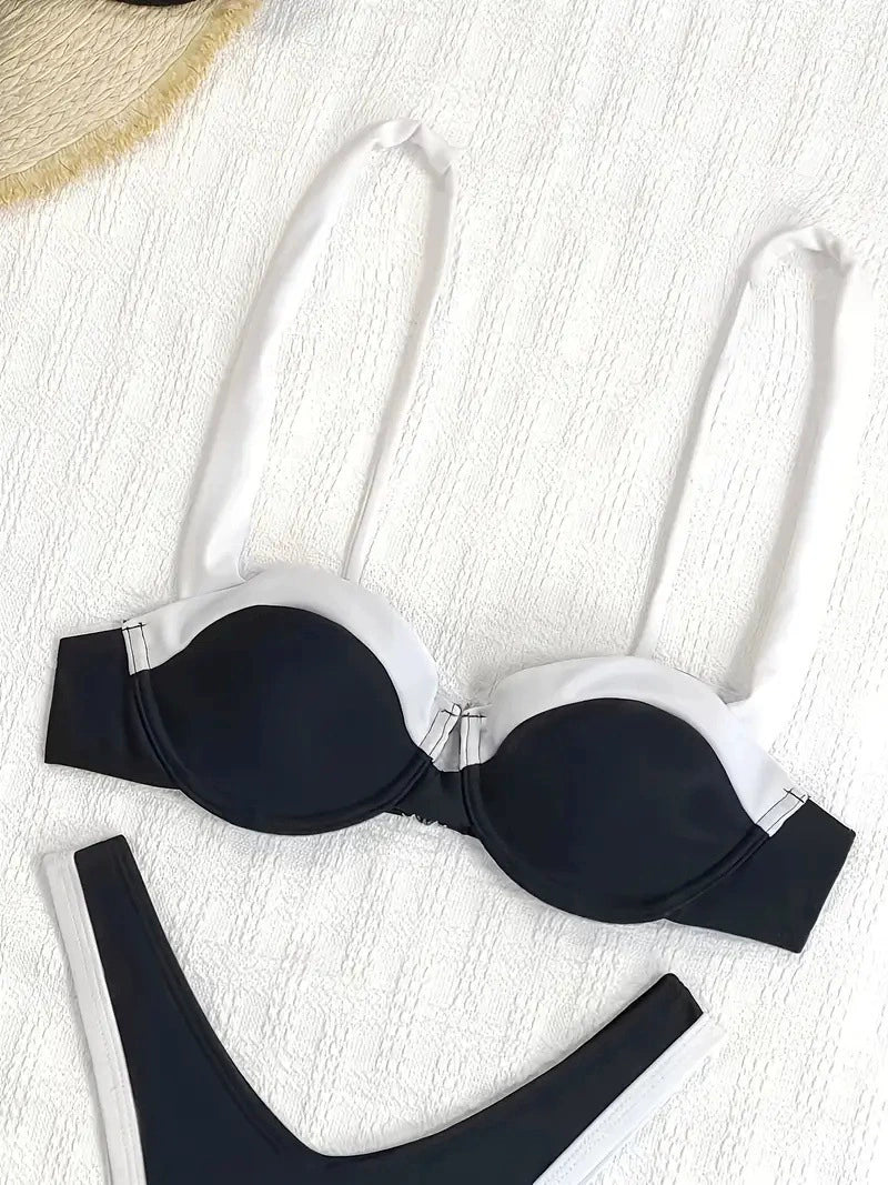 Beaira New high waisted European and American bikini sexy seaside beach split women's swimsuit swimsuit