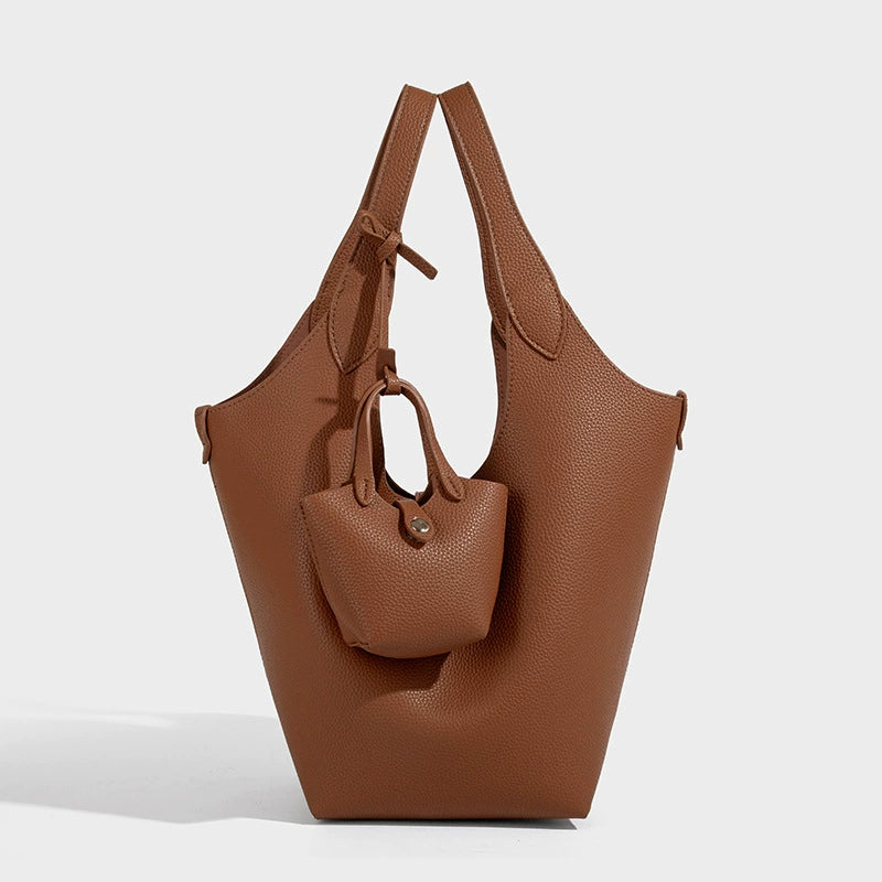 Beaira New niche fashion style large capacity vegetable basket bag high-end water bucket bag commuting tote crossbody bag
