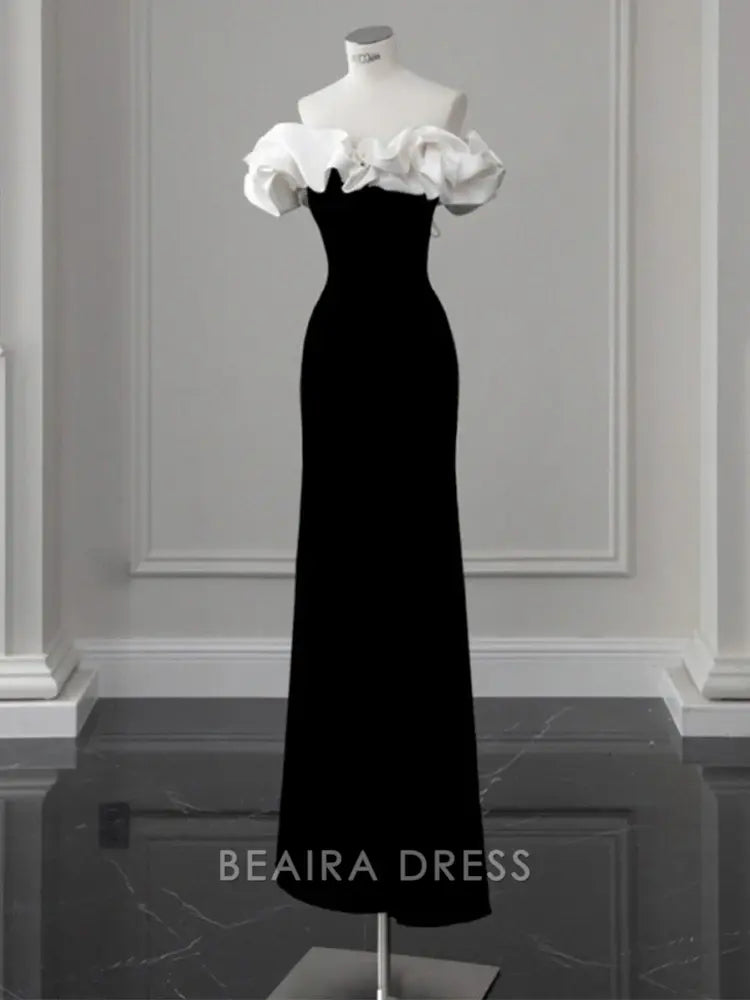 Beaira Simple New Style Cloud Shoulder Mermaid Long Prom Dresses hot sale for women