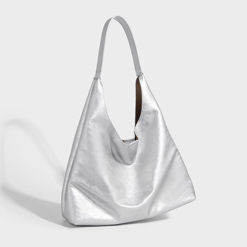 Beaira Simple fashion handbag bag women's new foreign style versatile solid color shoulder bag high-end large-capacity tote bag