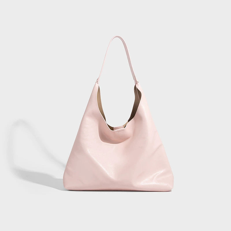 Beaira Simple fashion handbag bag women's new foreign style versatile solid color shoulder bag high-end large-capacity tote bag
