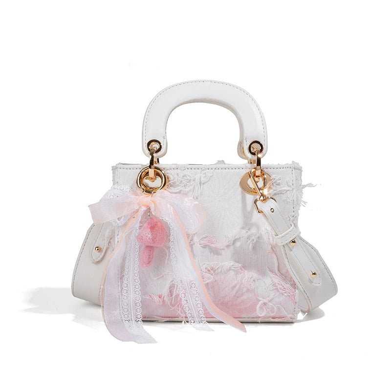 Beaira Small niche design light luxury high-end gradient pink Daifei bag women's new European and American fashion single shoulder crossbody bag