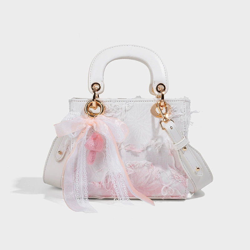Beaira Small niche design light luxury high-end gradient pink Daifei bag women's new European and American fashion single shoulder crossbody bag