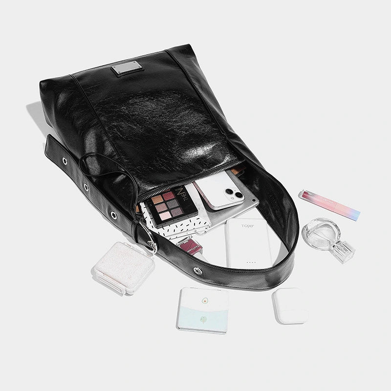 Beaira Spring New Women's Bag Retro Trendy Women's Bag Commuting Fashion Versatile Handbag Large Capacity Single Shoulder Tote Bag