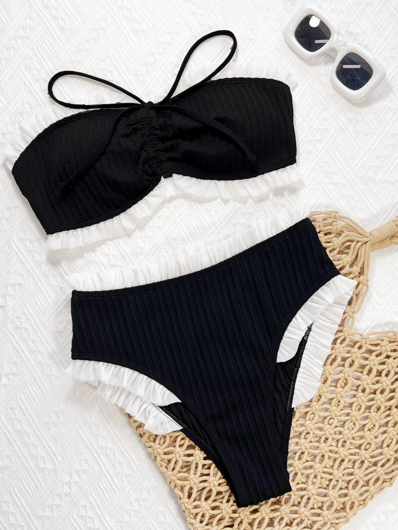 Beaira Swimsuit European and American women's split swimsuit strapless sexy bikini