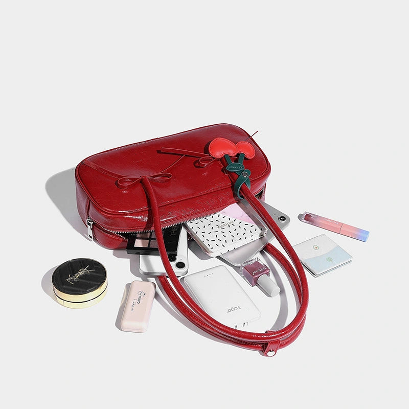 Beaira Unique autumn and winter bow design fashionable armpit bag simple baguette bag large capacity commuting versatile shoulder bag