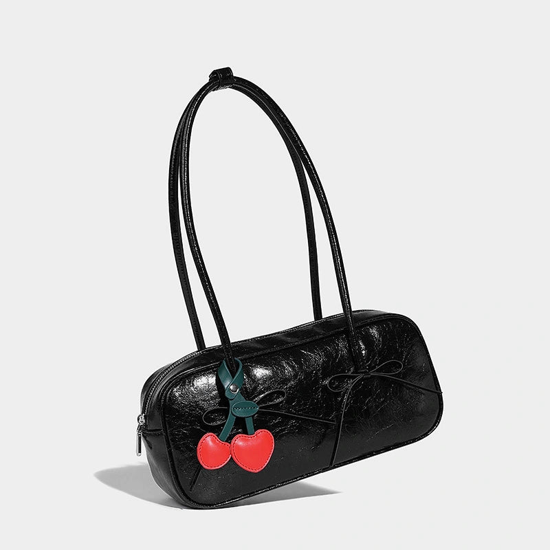Beaira Unique autumn and winter bow design fashionable armpit bag simple baguette bag large capacity commuting versatile shoulder bag