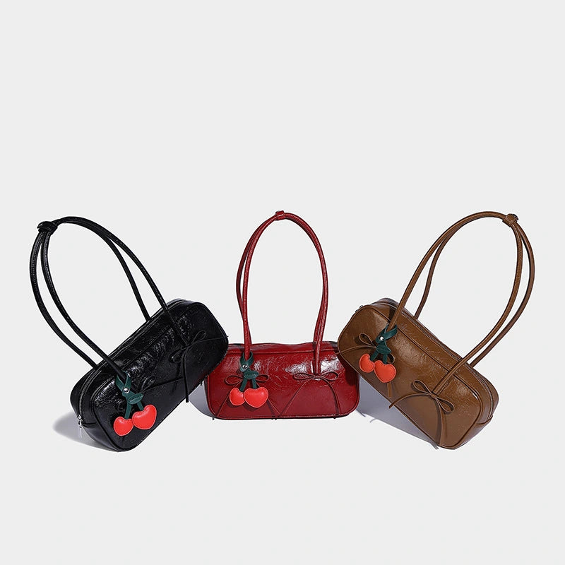 Beaira Unique autumn and winter bow design fashionable armpit bag simple baguette bag large capacity commuting versatile shoulder bag