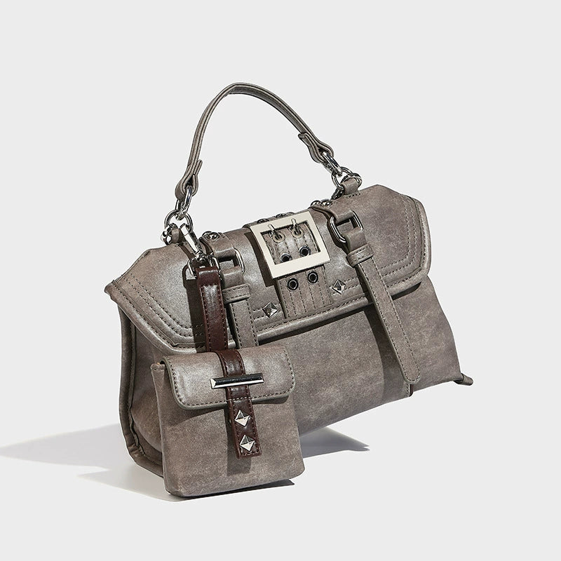 Beaira Winter American retro style handbag niche fashion single shoulder bag new commuting versatile backpack