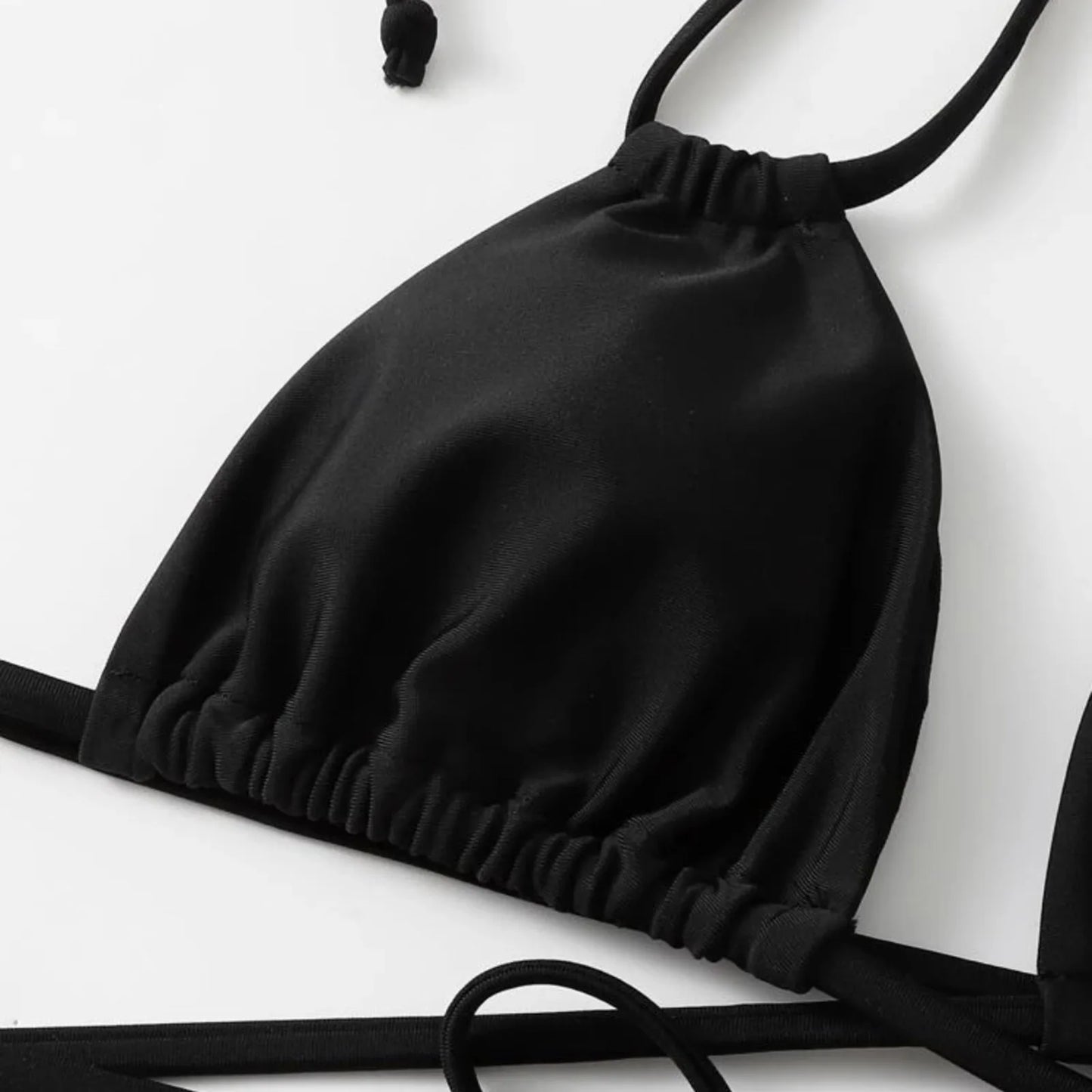 Beaira Womens Summer Swim Suit Solid Color Drawstring Strap Three Pieces Beachwear Sexy Bikinis Sets Quick Drying Women Swimsuit