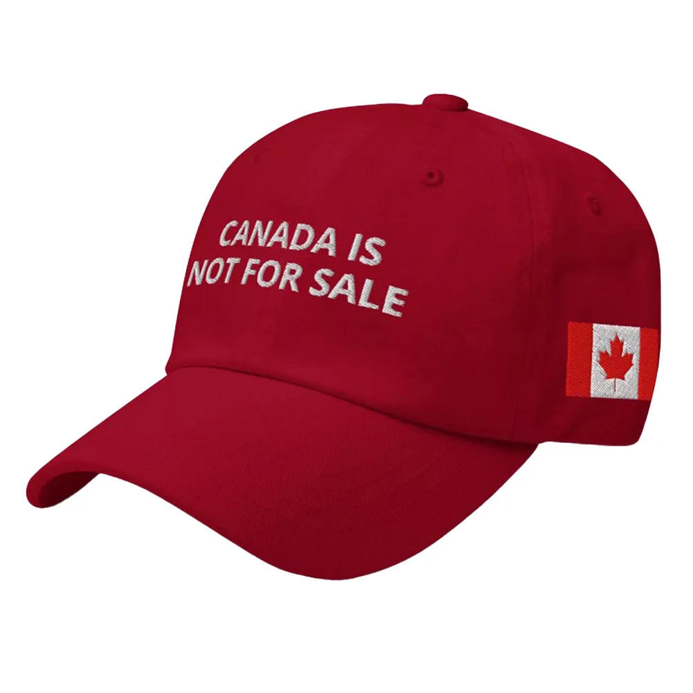 Beaira Canada Is for Sale Hat Adjustable Embroidered Classic Cap Breathable Vintage Baseball Cap for Hiking Fishing