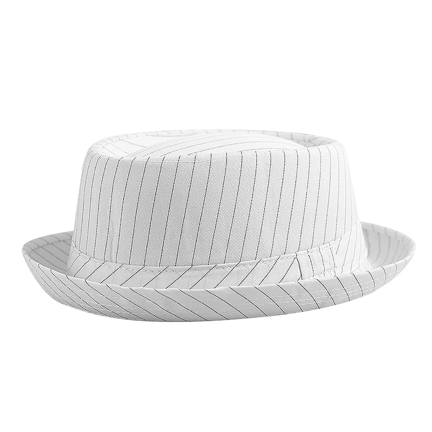 Beaira Casual Fashion Men Striped Short Hat Brim Fedoras Classic Neutral Soft Tweed Dress Hat Suitable for Camping and Hiking