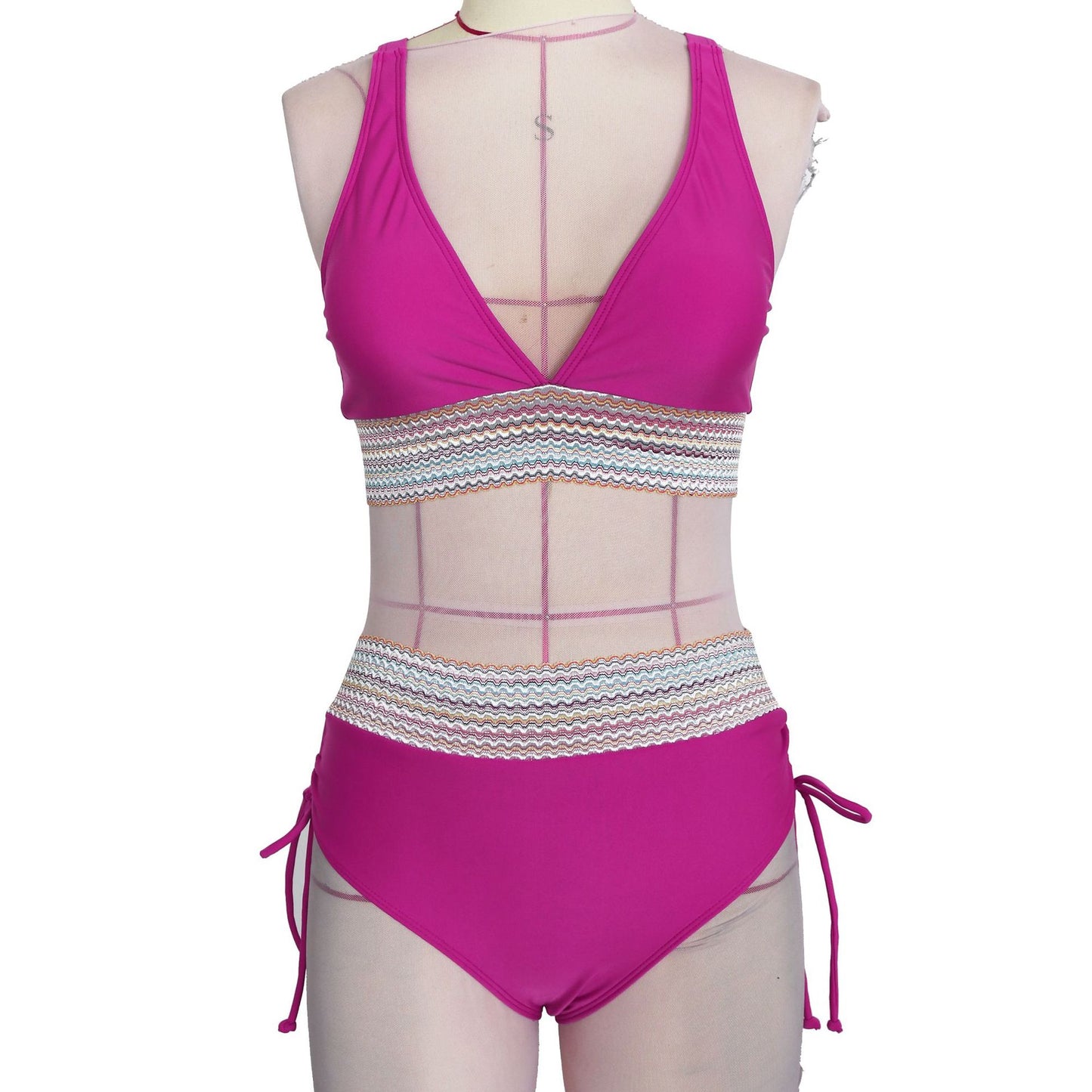 Beaira European and American new women's split swimsuit sexy bikini high waist belly covering neck hanging tight swimsuit
