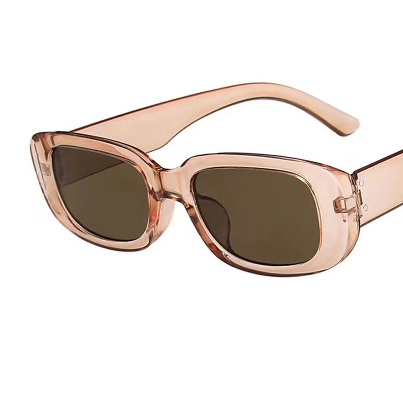 Beaira Fashion Retro Small Rectangle Sunglasses Brand Designer Vintage Travel Female Sun Glasses Eyewear Shade UV400 Protection