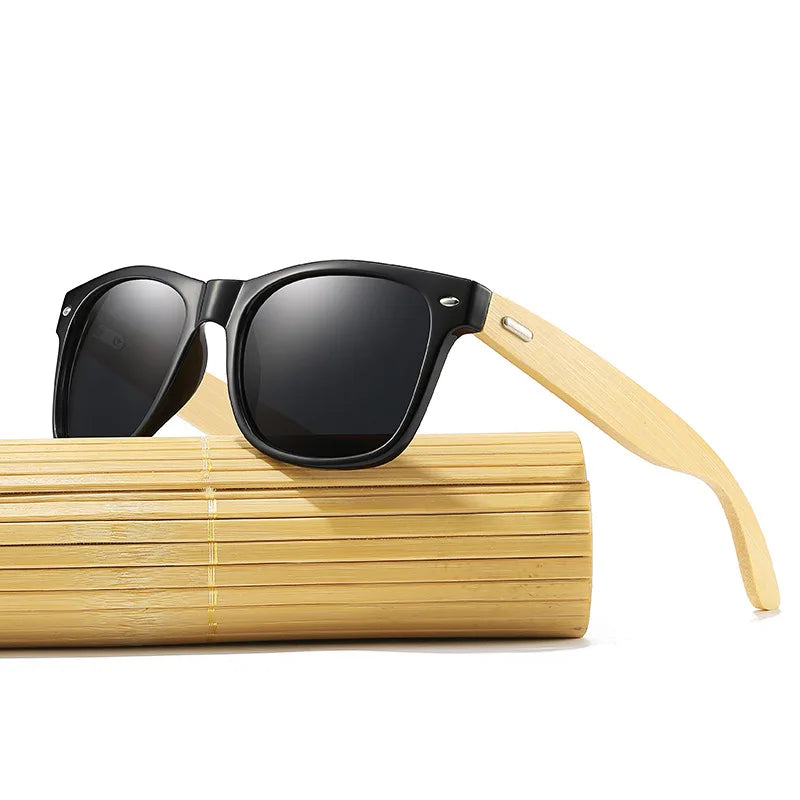 Beaira Fashion Wood Men's Ultraviolet Sunglasses Classic Male Driving Riding UV400 Sports Sun Glasses Eyewear Wooden Bamboo Eyeglasses