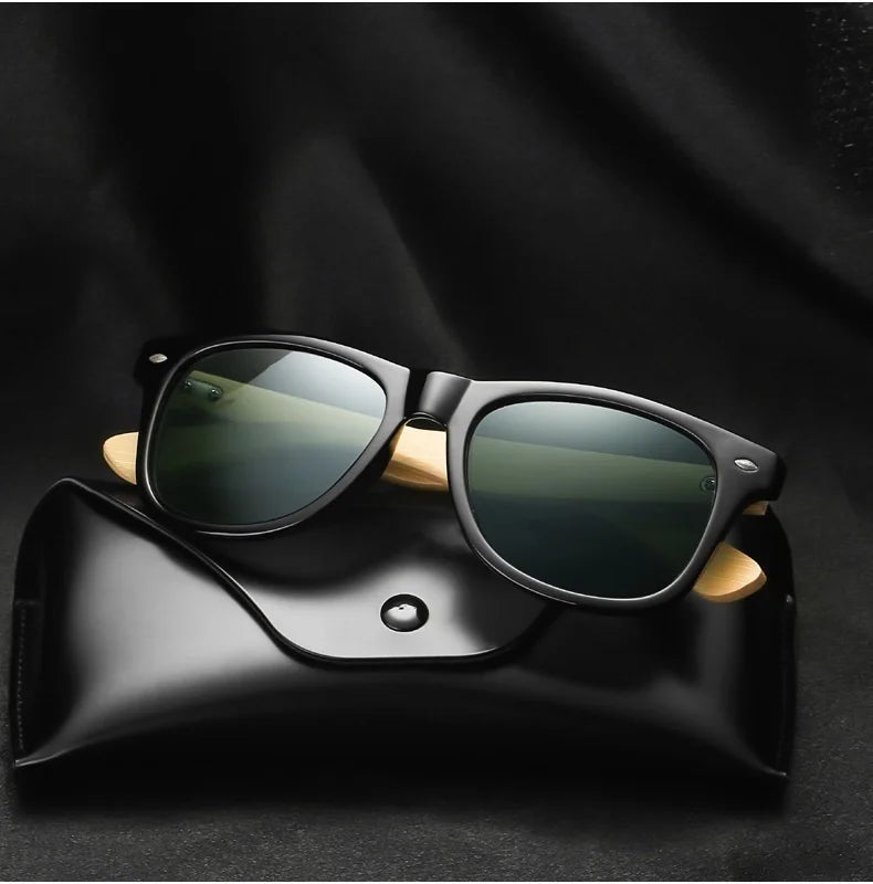 Beaira Fashion Wood Men's Ultraviolet Sunglasses Classic Male Driving Riding UV400 Sports Sun Glasses Eyewear Wooden Bamboo Eyeglasses