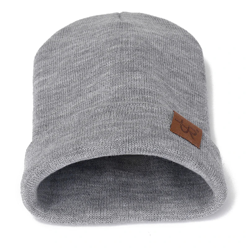 Beaira Unisex Beanie Hat URGENTMAN Casual Beanie For Men & Women Warm Soft Knitted Hat Stylish Plain Daily Winter Hat