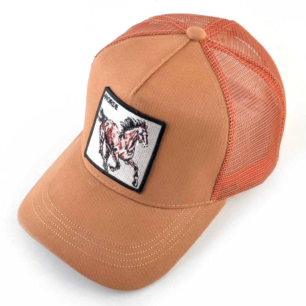 Beaira New Fashion Baseball Caps Men Women Snapback Mesh Baseball hats With Horse Embroidery Patch Trucker Casquette Summer Visor Caps