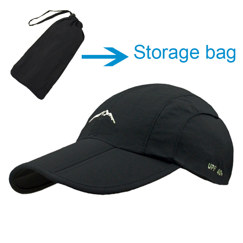 Beaira Waterproof Outdoor Sport Baseball Cap Unisex Spring Summer Quick Drying Hat Breathable Cap Foldable Cycling hat Sun Protection